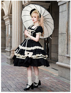 Chapter Seven - Spring Cotton Lolita OP Dress Doll-Like Dress - image 4