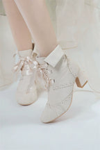 Lady Incognita - Retro Lolita Ankle Boots, Size Zipper - image 28