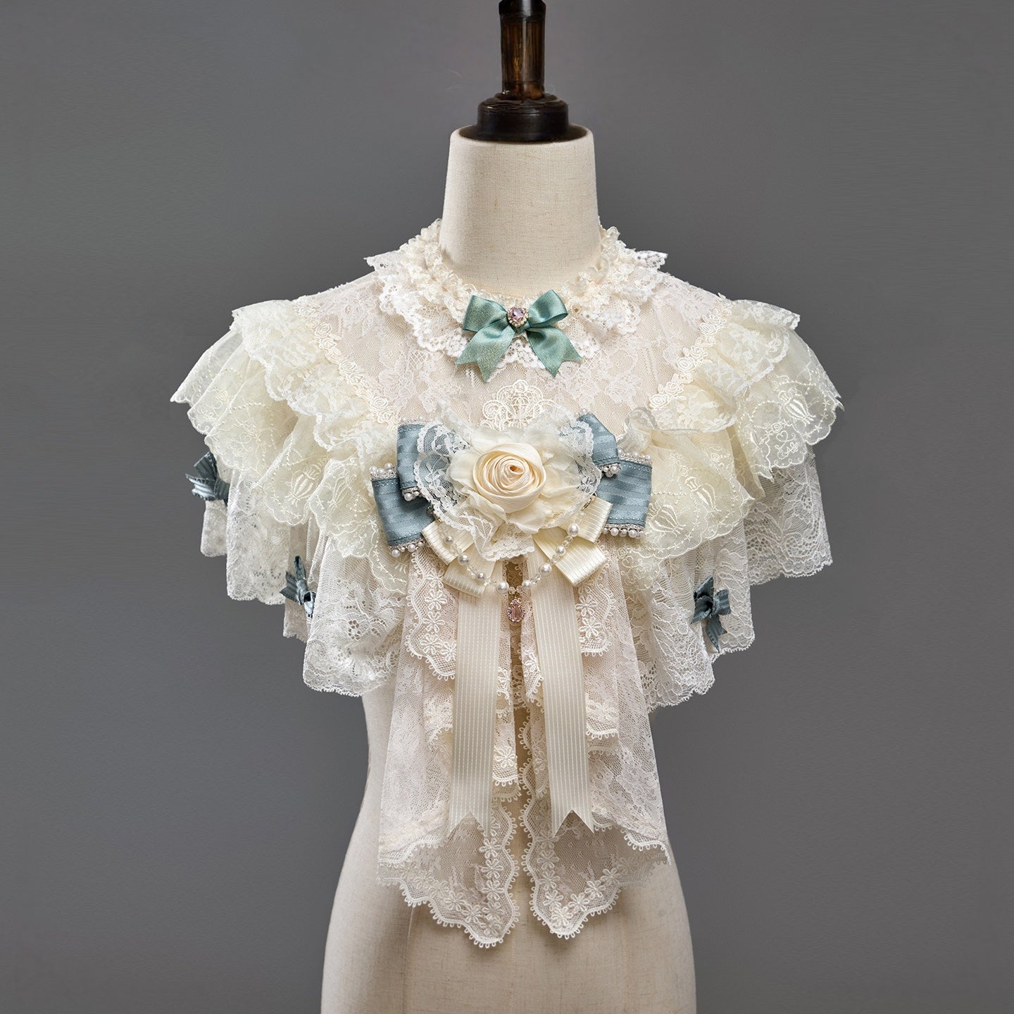 Antique Gem Fragrance Lolita Green JSK Dress Set - image 21