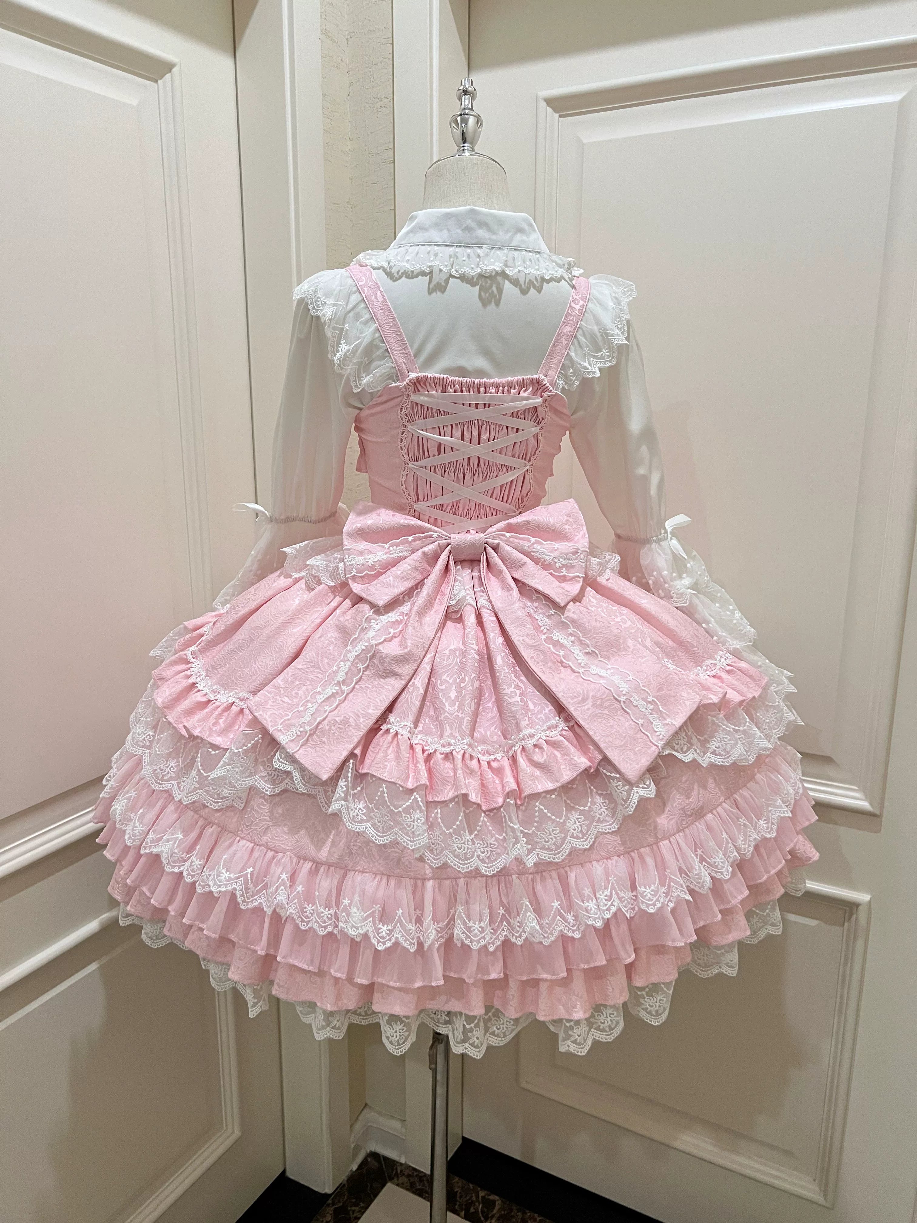 Flower Ode - Doll-like Sweet Lolita Jumper Dress - image 9