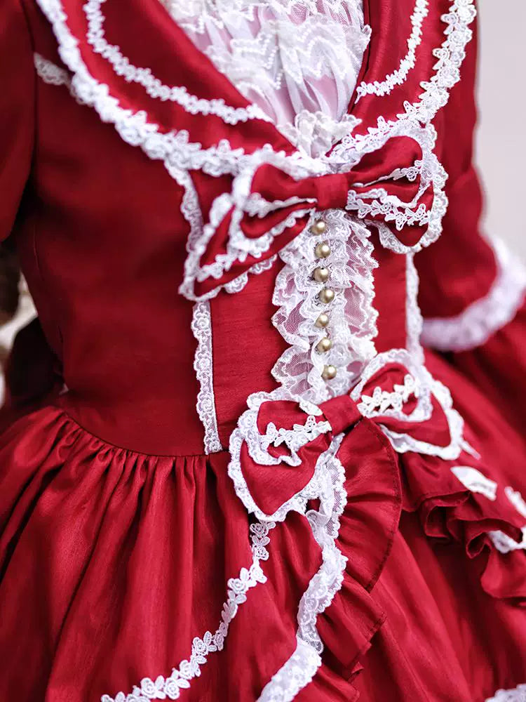Eternal France Doll - Classic Lolita Doll-like OP Dress and Accessories - image 8