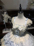 Dreamy Butterfly - Ballet-style Sweet Lolita JSK Dress With Large Bow Trailing - image 25