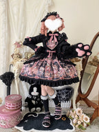 Missing Lamb Case - Gothic Lolita Dress Set with Sheep Prints - image 32
