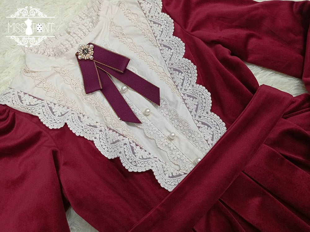 Vintage Elegant Velvet OP Dress - image 68