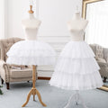 White Elegant Lolita Petticoat, Adjustable Length - image 1