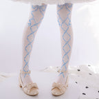 120D Velvet Sweet Lolita Printed Tights - image 2