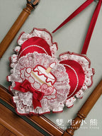 Bite The Cake - Sweet Lolita Accessories, Red & White Polka Dots - image 14