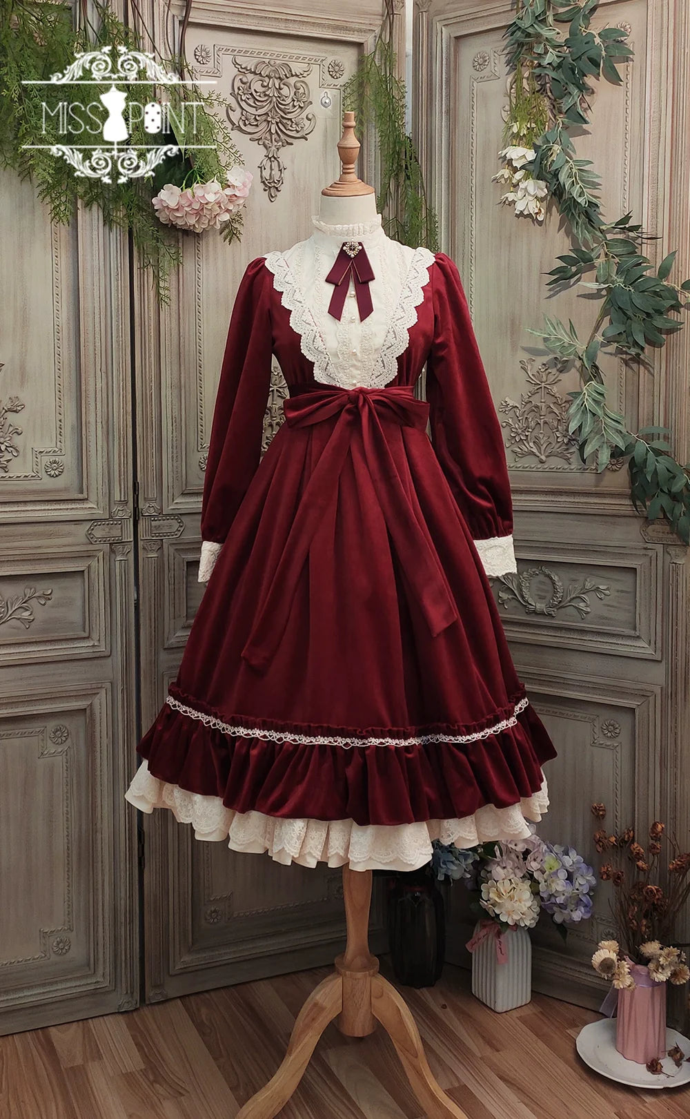 Vintage Elegant Velvet OP Dress - image 89