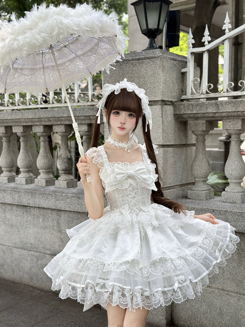 Fleeting Isle - Sweet Lolita Ballet Style JSK Dress - image 19