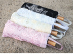 Foldable Princess Lolita Sequin Sun Parasol - image 11