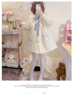 Plus Size Lolita Coat Woolen Winter Lolita Overcoat - image 9