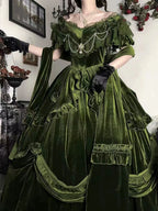 Tana Manor Classic Lolita OP Dress with Floral Decoration - image 10