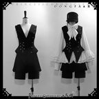 Ashes - Vintage Ouji Lolita Blouse and Shorts Set - image 10