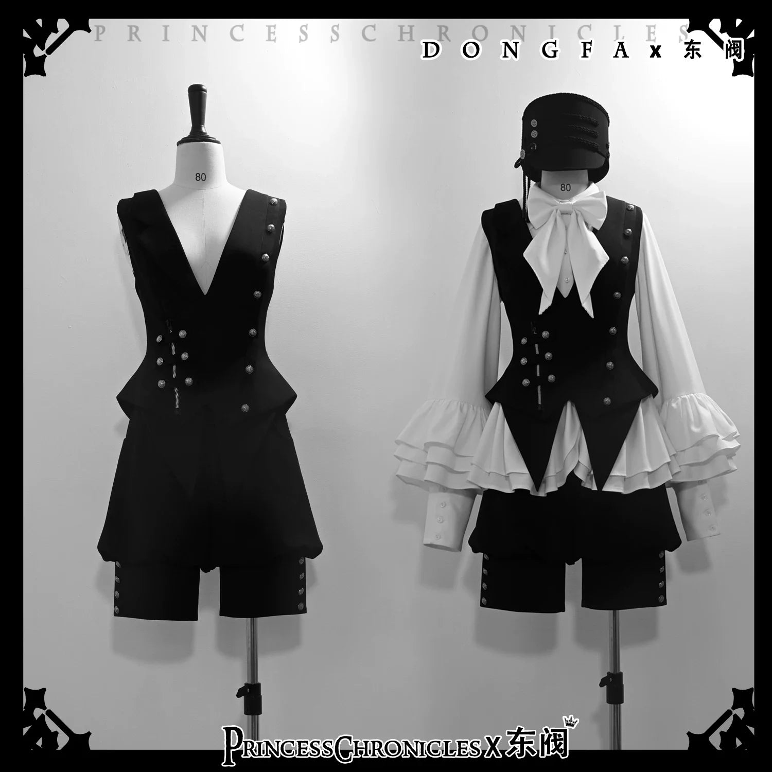 Ashes - Vintage Ouji Lolita Blouse and Shorts Set - image 10