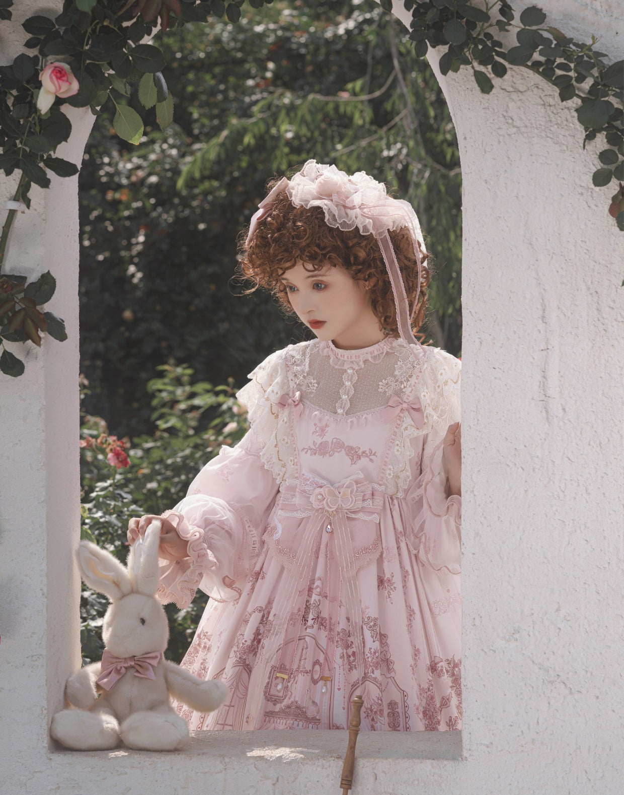 Sunset Realm Lolita Bride Gorgeous OP FS - image 26