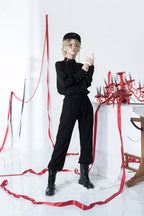 The Stars Change - Ouji Lolita Embroidery Brolita Trousers - image 1