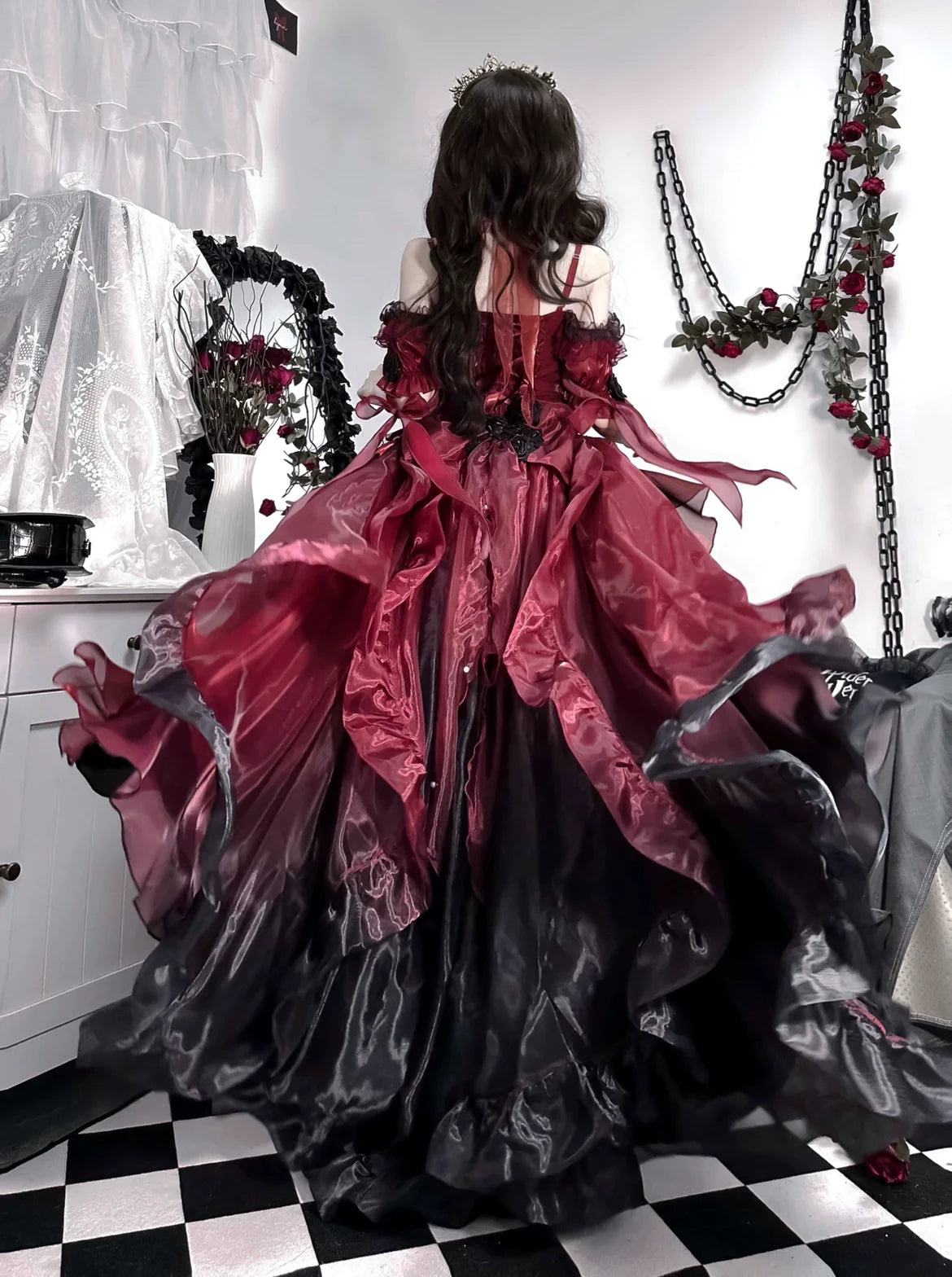 Elegant Lolita Detachable Train & Shoulder Strap Collection - image 4