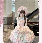 Sakura Love - Gorgeous Doll-like Lolita Dress Suit, Tiered Skirt - image 13