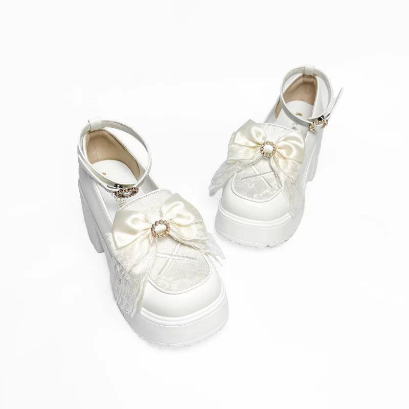 Daily Black and White Lolita Heels - image 14