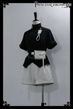 White Cat - Futuristic Style Cool Lolita Pants Suit With Cat Ear Coat - image 26