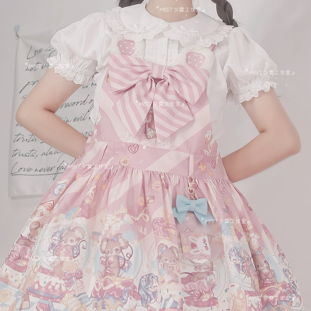 Sweet Short Sleeve Chiffon Lolita Blouse - image 3