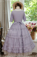 Lacey 2.0 - Classic Lolita OP Lace Collar Open Front Dress - image 10