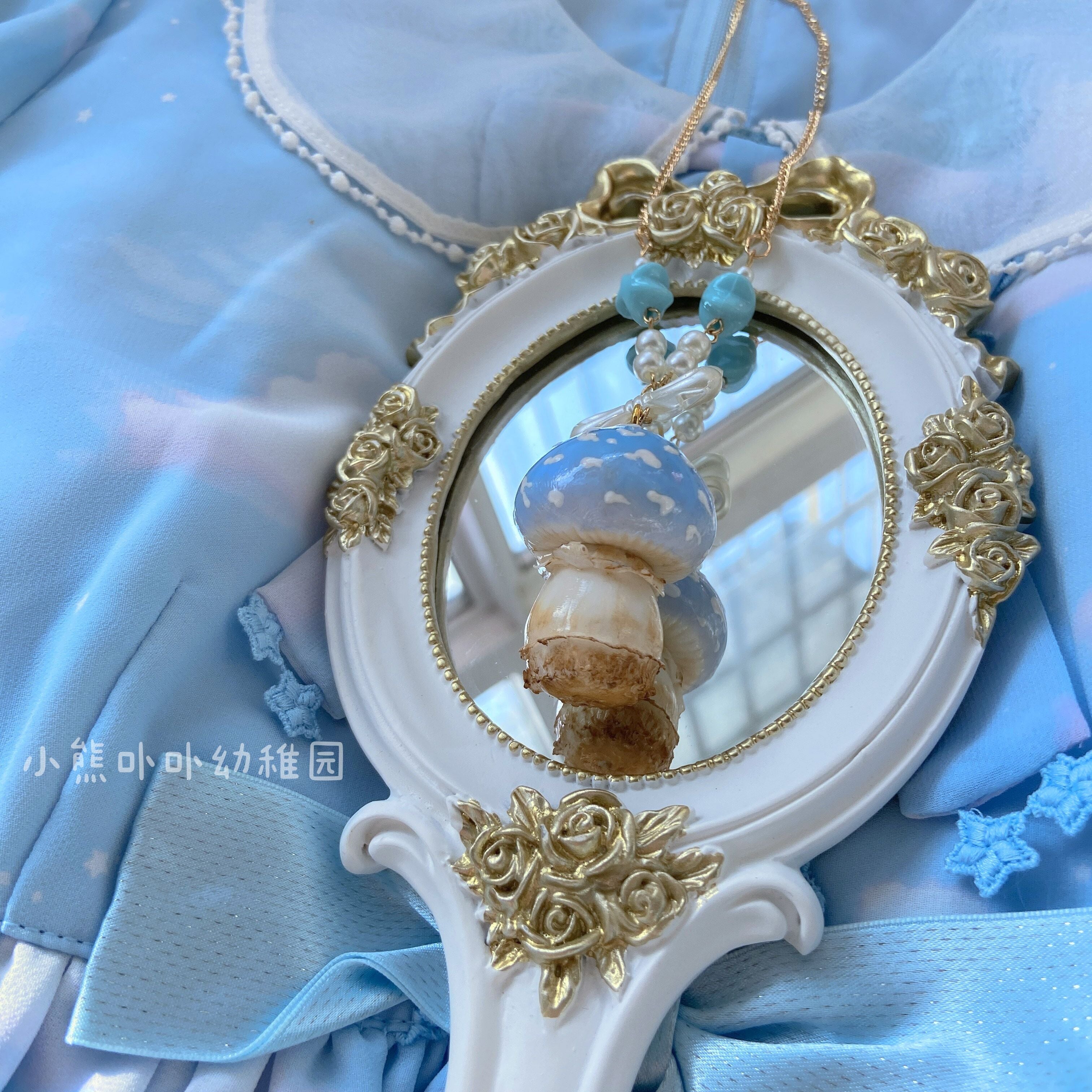 Handcraft Kawaii Lolita Mushroom Necklace - image 8