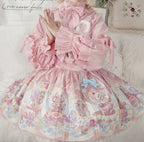 First Snow - Sweet Lolita Sweater Winter Puff Sleeve Knitting Innerwear - image 14