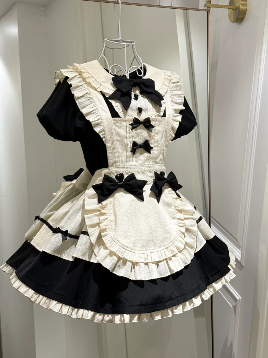 Maidette - Halloween Maid Lolita Apron OP Dress - image 8