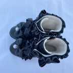 Enthusiastic Ideation - Elegant Lolita Shoes Fleeced Short Martin Boots - image 39