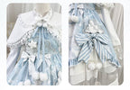Cloudscape Dream - Sweet Lolita JSK Suit, Fleece Cape - image 7