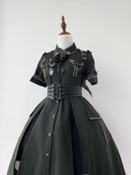 Evil Python 2.0 - Military Lolita Gothic OP Dress - image 7