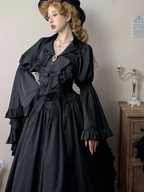 Crow's Dinner - Gorgeous Lolita Jabot with Detachable Brooch - image 5