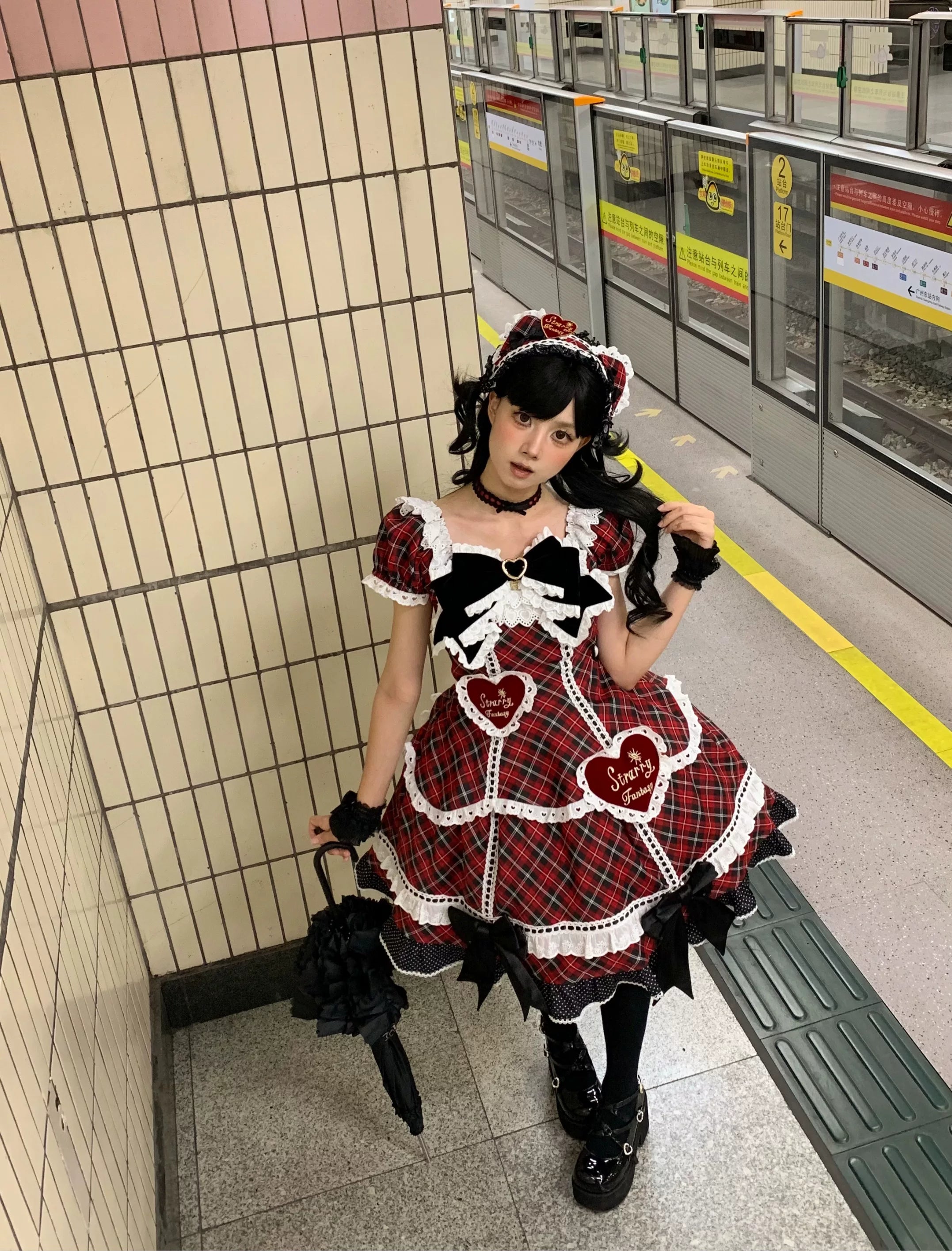Shibuya Sweetheart Plus Size Old School Lolita OP Dress - image 4
