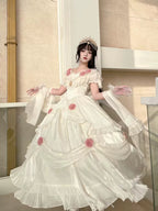 Tana Manor Classic Lolita OP Dress with Floral Decoration - image 22