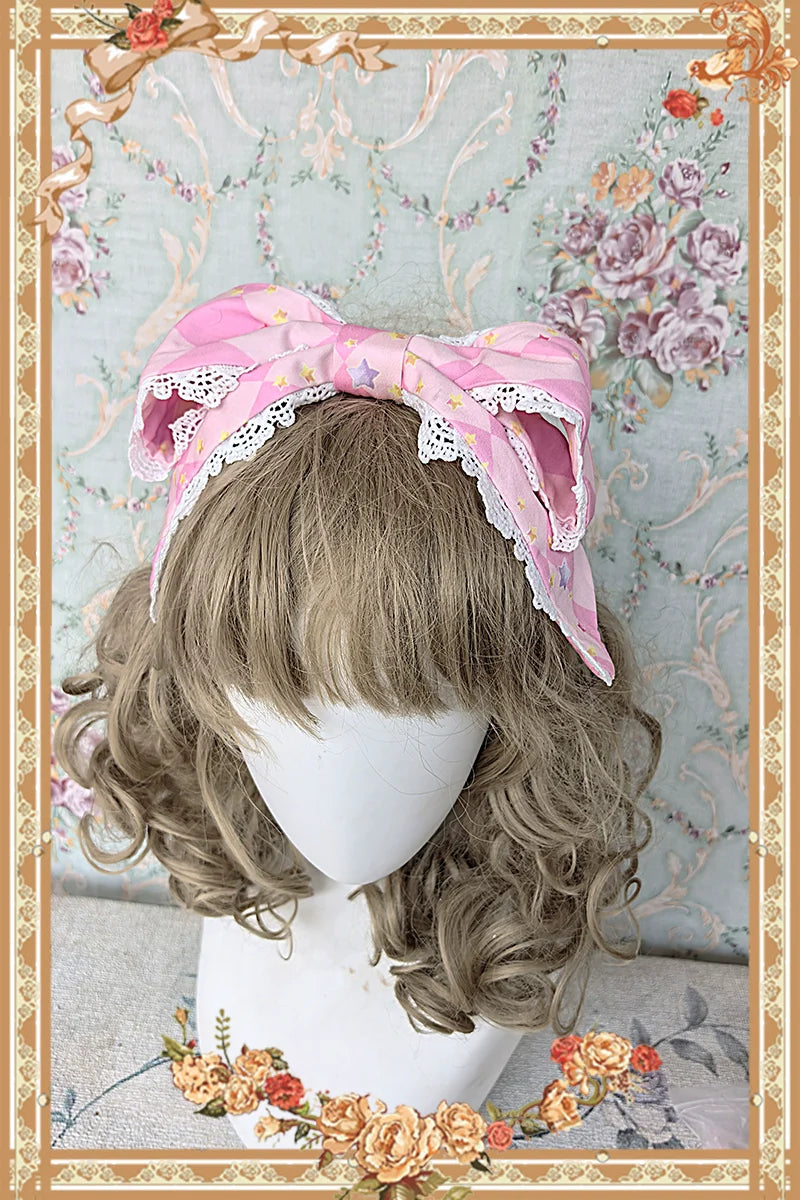 Cream Meow - Sweet Lolita JSK, Cat Print and Accessories - image 11