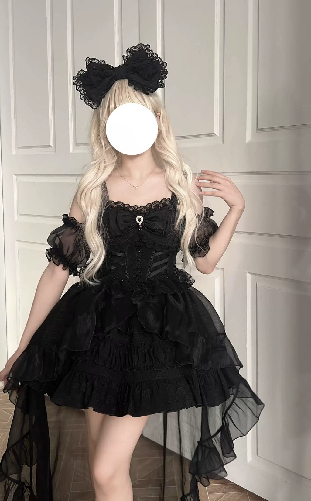 Rose Tale - Sweet Lolita Accessories Summer Trailing Short Sleeves KC - image 5
