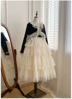 Bloom Period - Elegant Lolita Bolero, Layered Lace Ruffles - image 6