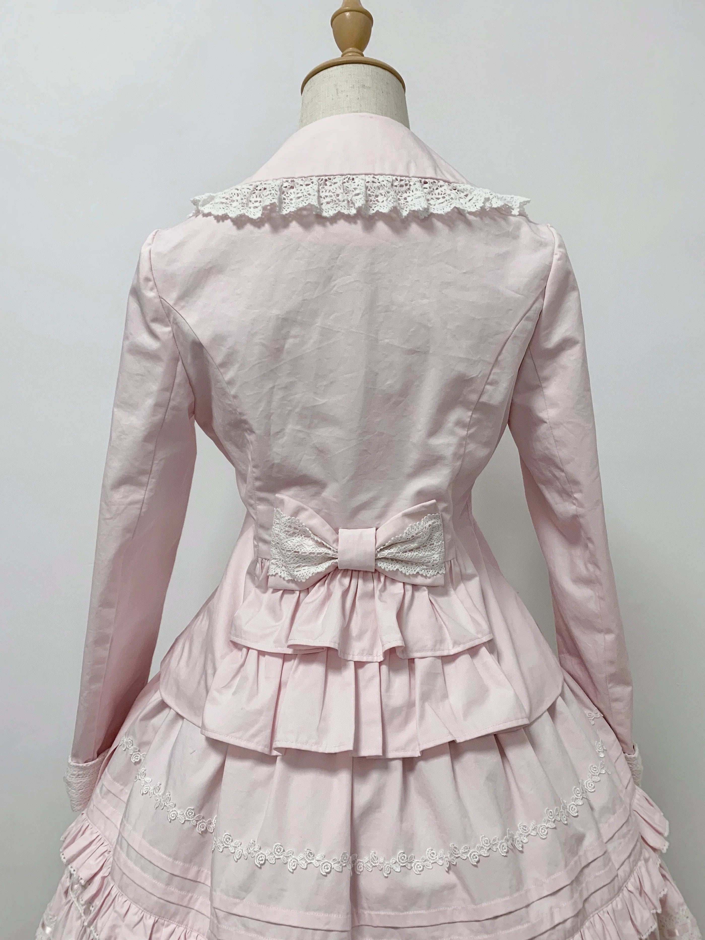 Bunny's Wish - Old School Lolita Coat, Flounce Hem Skirt - image 3