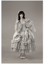 Humanoid Robot - Silver Gothic Lolita Mermaid Skirt Set - image 51