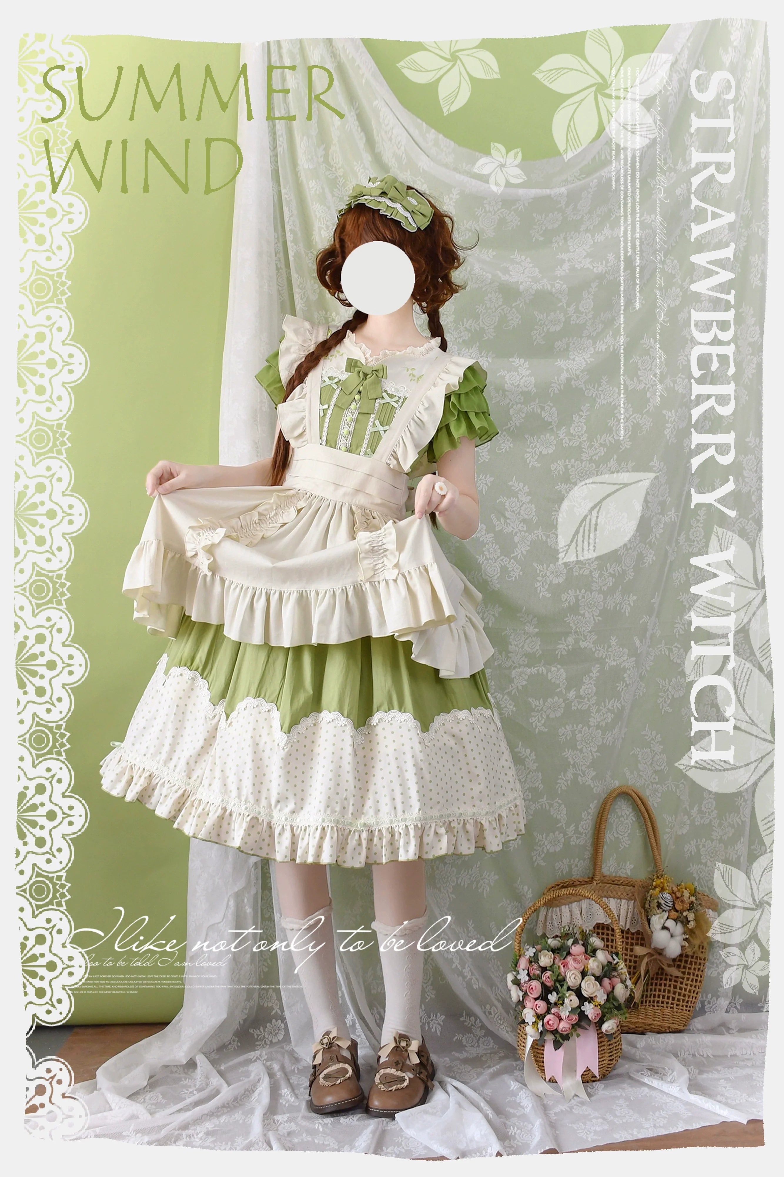 Summer Breeze - Sweet Lolita OP Embroidery Daily Lolita Dress - image 4