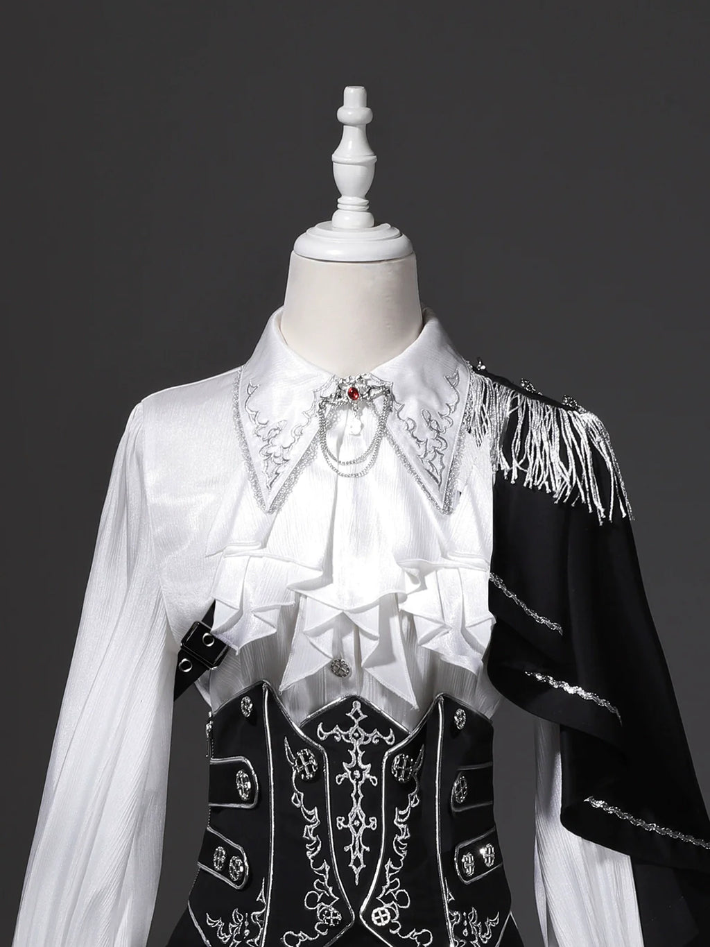 Ouji Lolita Pants Set, Detachable Jabot & Shawl - image 14