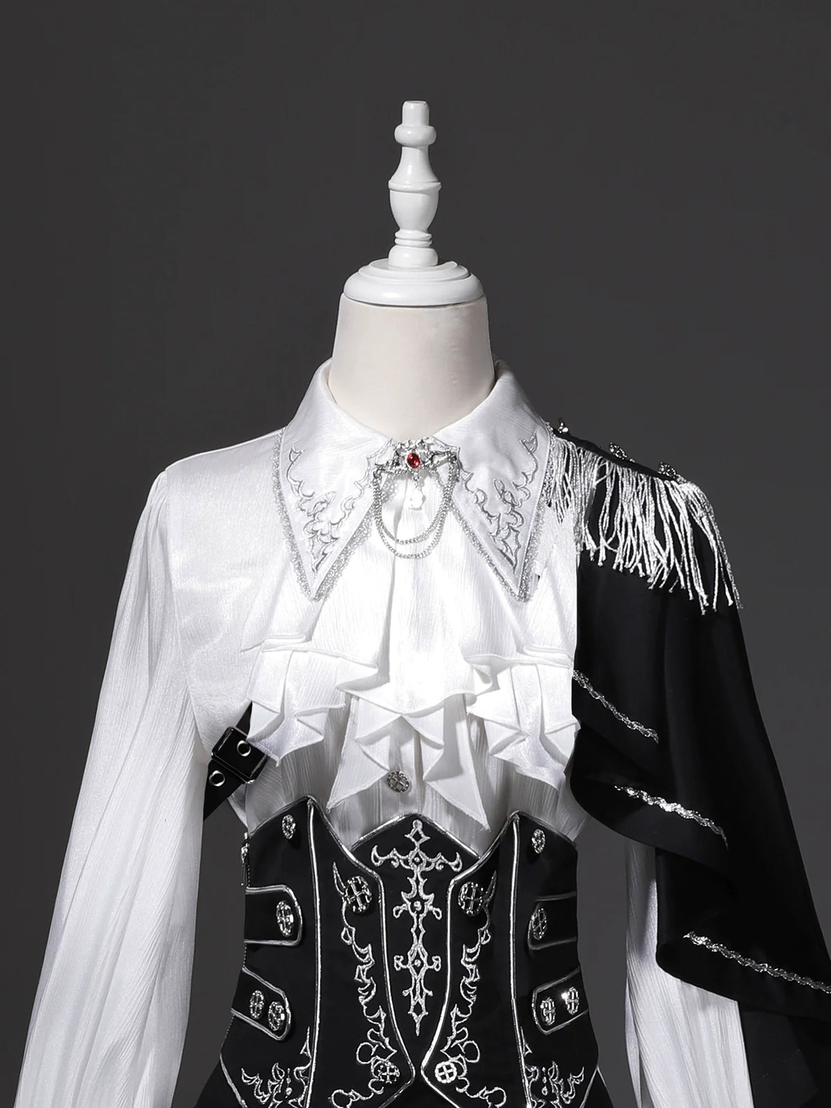 Ouji Lolita Pants Set, Detachable Jabot & Shawl - image 14