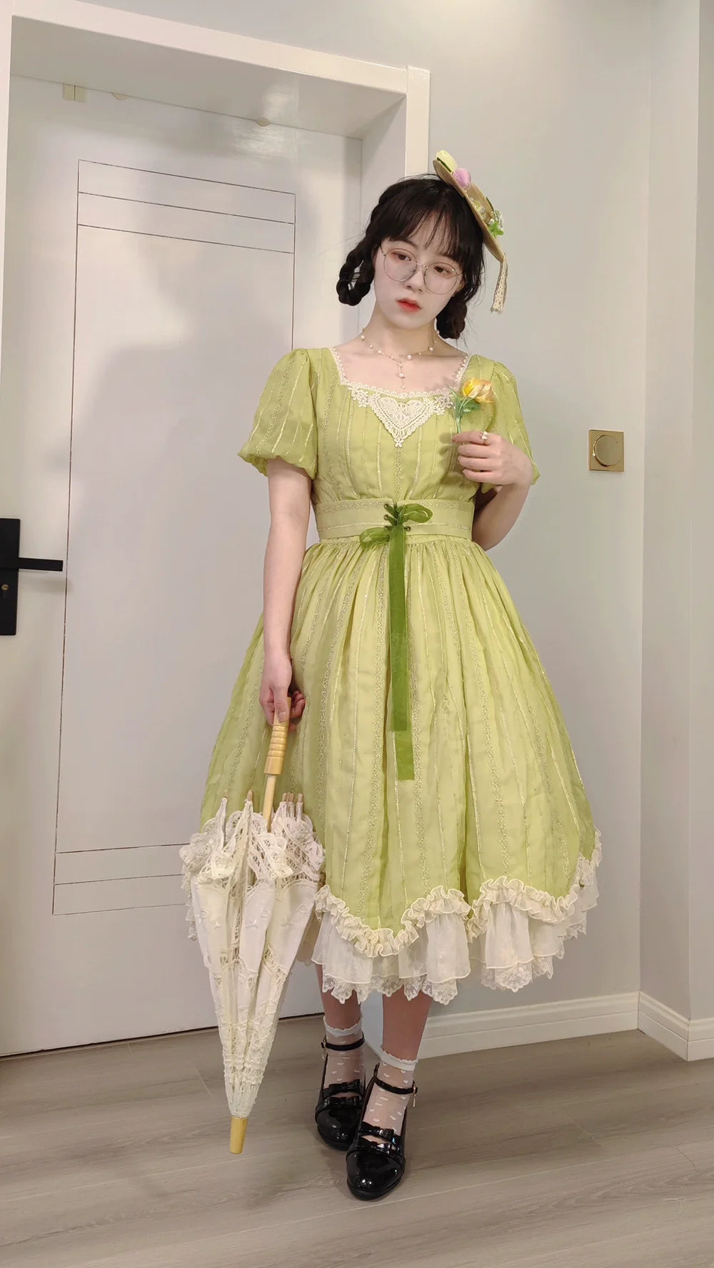 Tulip - Classic Lolita Short Sleeve OP Dress - image 61