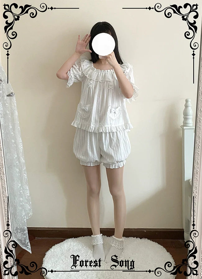 Daily Lolita Bloomers with Adjustable Cuffs - image 1
