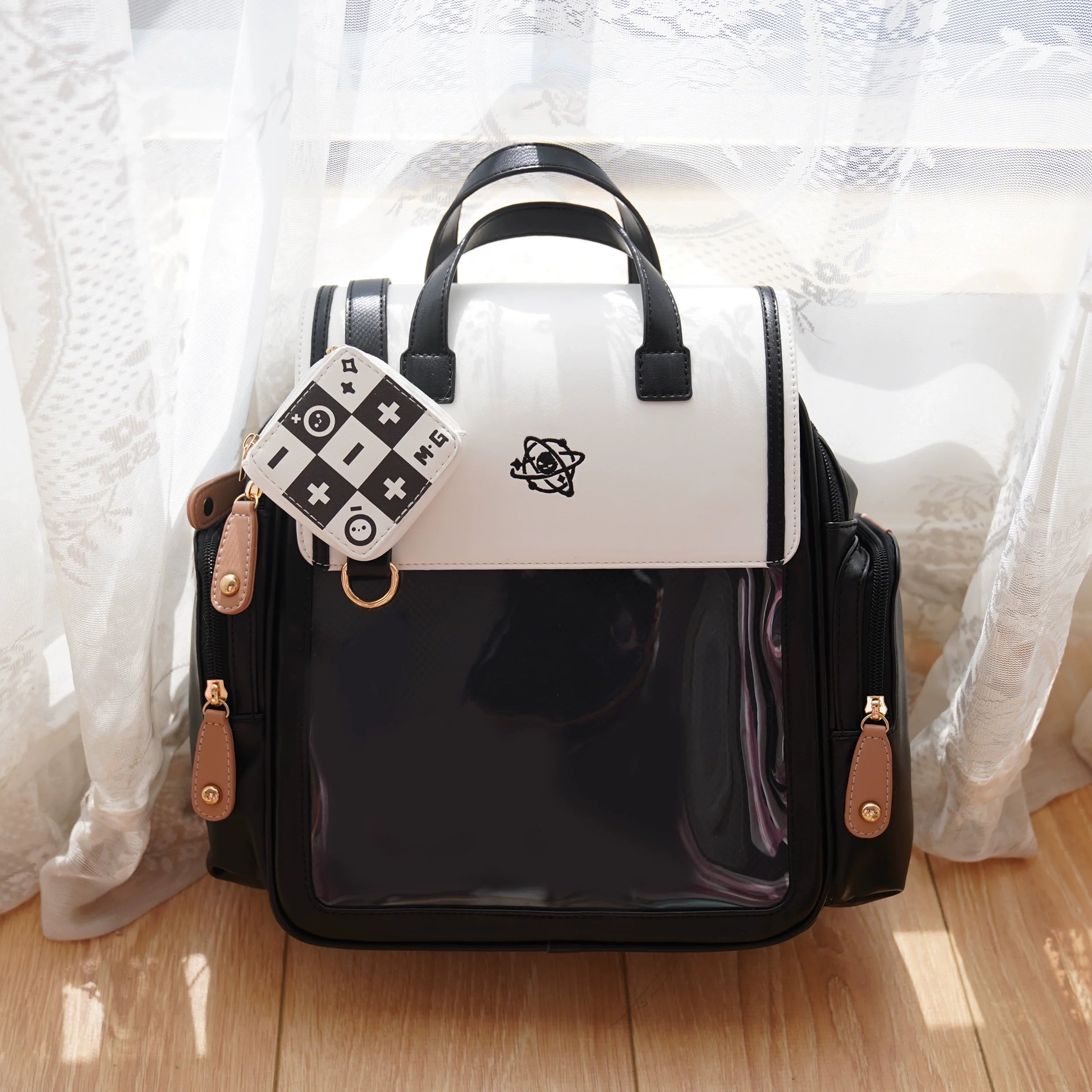 Kawaii Lolita Large-Capacity Ita Backpack with Mini Pocket and Grid Board - image 40