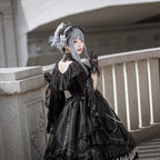Fate Quartet Gothic Bridal Lolita JSK Dress - image 57