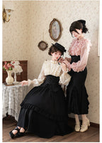 Blake - Boning Gothic Lolita Mermaid Skirt, Lifted-hem SK and Accessories - image 9