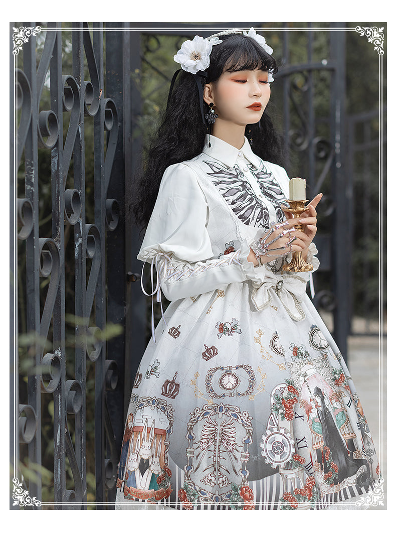 Black Fairytale - Gothic Twins Lolita JSK - image 15