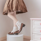 Winter Lolita Boots Fur Mary Jane Lolita Low Heel Shoes - image 44
